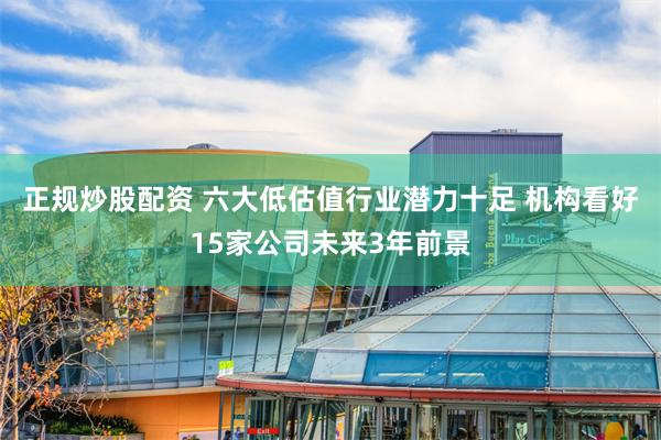 正规炒股配资 六大低估值行业潜力十足 机构看好15家公司未来3年前景