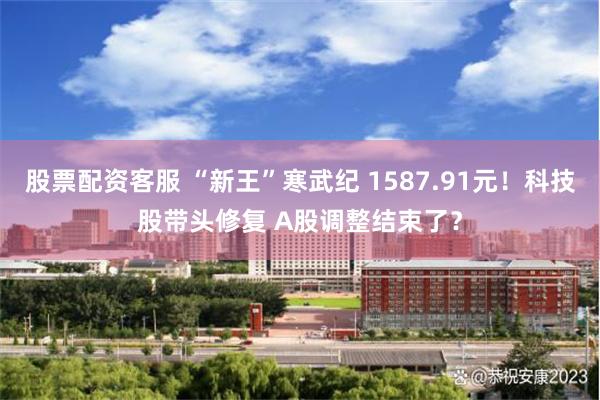 股票配资客服 “新王”寒武纪 1587.91元！科技股带头修复 A股调整结束了？
